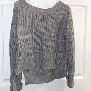This is a grey sweater